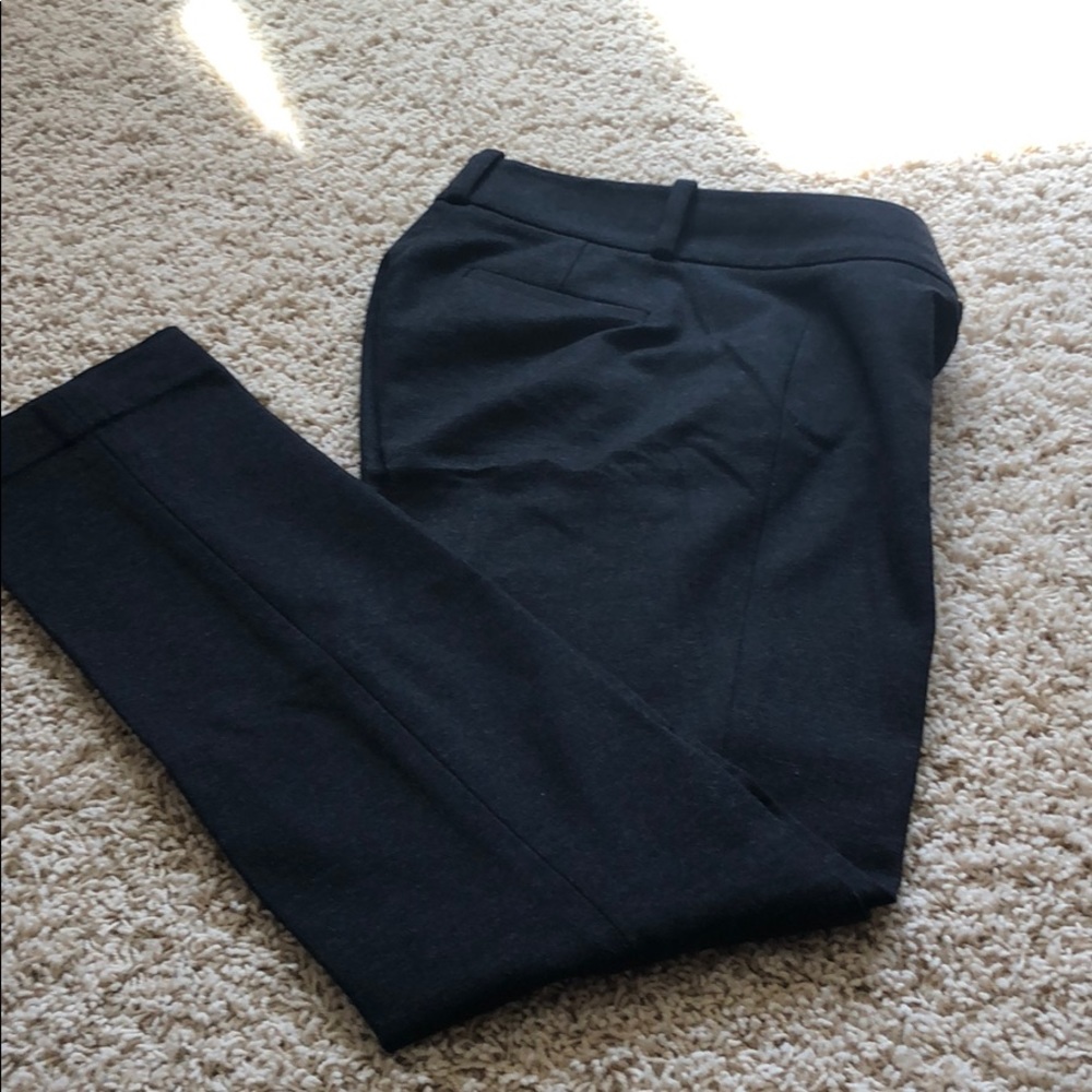 Gray trousers